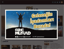Tablet Screenshot of gencmusiad.org.tr